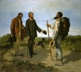 Bonjour Monsieur Courbet Realist Realism painter Gustave Courbet